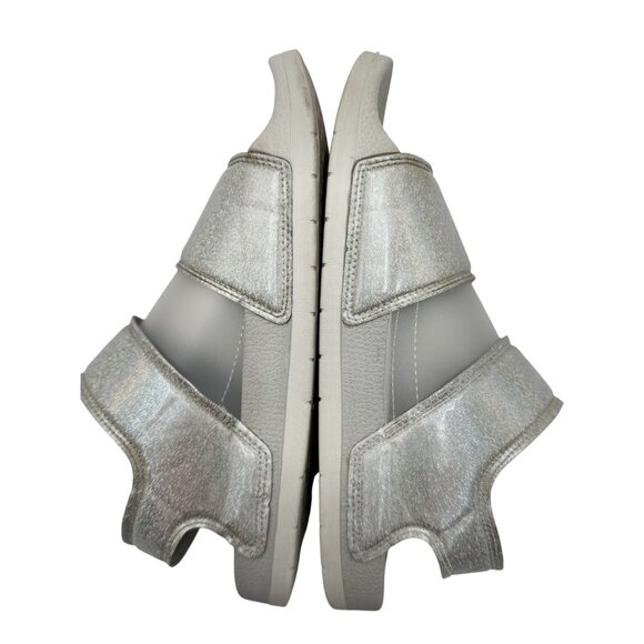 Adidas Kids Sandals Size 5 Silver Glitter Adjustable Straps - Picture 6 of 9
